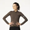 Image de Solid Fietsshirt Lange Mouwen Performance Ground Coffee Dames