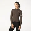 Image de Solid Fietsshirt Lange Mouwen Performance Ground Coffee Dames