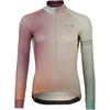 Image de AGU Gradient - Fietsshirt Lange Mouwen - Wielrenshirt - Dames - Groen - 100% Gerecycled Polyester - YKK-rits - 3 Achterzakken + Waterdicht Zakje - XL