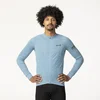 Image de Merino Fietsshirt Lange Mouwen Performance Liberty Blue Heren