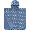Image de Fresk UV badponcho one size - Badcape met Capuchon   Sneldrogend Strandlaken - Jongens - Blauw - Dino