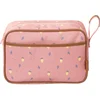 Image de Fresk Toilettas voor Kinderen Meisjes - Met rits & draaglus   Reistas met dubbel vak   Organizer   24 x 17 x 7 cm - Roze - Summer Fruit