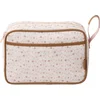 Image de Fresk Toilettas voor Kinderen Meisjes - Met rits & draaglus   Reistas met dubbel vak   Organizer   24 x 17 x 7 cm - Roze - Garden Flowers