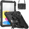 Image de Just in Case tablet Hoes geschikt voor iPad 11 (2025) 11 inch / 10e generatie (2022) 10.9 inch - Shockproof Case met Screenprotector - Zwart