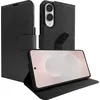 Image de Just in Case hoesje geschikt voor Samsung Galaxy S25 Edge Hoesje met Pasjeshouder - Premium Bookcase - Zwart