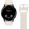 Image de Just in Case horlogebandje geschikt voor Garmin Watch Bandje (ActiveFlex) - Smartwatchbandjes - Universeel bandje geschikt voor Garmin Venu 3 / 4 (45mm) - Ivory