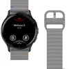 Image de Just in Case horlogebandje geschikt voor Garmin Watch Bandje (ActiveFlex) - Smartwatchbandjes - Universeel bandje geschikt voor Garmin Venu 3 / 4 (45mm) - Grijs