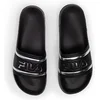 Image de Fila Damen Badelatschen Morro Bay Logo Slipper Woman Black-Silver-37