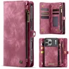 Image de Solidenz Hoesje - Geschikt voor Apple iPhone 17 Pro - Urban Wallet - Rood
