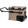 Image de Steamy-E Dual Zone Roller Elektrische Compressor Koelbox Op Wielen - Dual Zone - 45 liter - 12V en 230V - voor auto en camping - Sandstone