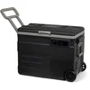 Image de Steamy-E Single Zone Roller Elektrische Compressor Koelbox Op Wielen - Single Zone - 55 liter - 12V en 230V - voor auto en camping - Zwart