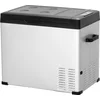 Image de Steamy-E Single Zone Elektrische Compressor Koelbox - Single Zone - 44 liter - 12V en 230V - voor auto en camping - Zilver