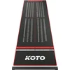 Image de KOTO - Oche Carpet Checkout - Dartmat - Rood 285 x 80 cm + Oche Score Indicator - Antislip