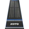 Image de KOTO - Oche Carpet Checkout - Dartmat - Blauw 285 x 80 cm + Oche Score Indicator - Antislip