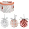 Image de House of Seasons Kerstballen Cadeauset - 14 Stuks - Ø8 cm - Onbreekbaar - Perzik, Grijs