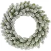 Image de Nigata wreath green frosted TIPS 126 - h12xd60cm