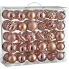 Image de House of Seasons Kerstballen Set - 60 Stuks - Ø7 cm - Onbreekbaar - Roze