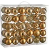 Image de House of Seasons Kerstballen Set - 60 Stuks - Ø7 cm - Onbreekbaar - Koper