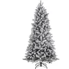 Image de Black Box Trees Snowdon Kunstkerstboom - H155 x Ø102 cm - Groen Frosted