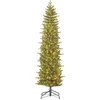 Image de Black Box Trees Harma Kerstboom Pilaarvorm - Kerstboom met Timer & Dimfunctie - Kunstboom met Scharnierconstructie - Kerstversiering met LED Natuurgetrouwe Look - H215 x Ø66cm - Groen