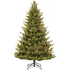 Image de Black Box Trees Clive Kerstboom Groen - Kunstboom met Warm Witte LED's en Scharnierconstructie voor Snel Opzetten - Kerstversiering voor Binnen - H215 x Ø142 cm