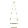 Image de Decorative Christmas Tree - L50 x W15 x H152 cm - Metal - Gold