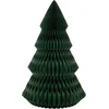 Image de Mica Decorations Papieren Kerstboom - Opvouwbare Kunstkerstboom - H212 x Ø120 cm - Kerst Decoratie - FSC Mix - Groen
