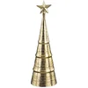 Image de Decorative Christmas Tree - H36 x Ø11 cm - Aluminium - Gold