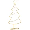 Image de Mica Decorations Decoratie Kerstboom - L40 x B12 x H79 cm - IJzer - Goud