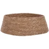 Image de Mica Decorations Kerstboomrok H28 x D75 cm - Kerstboommand - Bruin - Gevlochten Zeegras