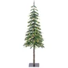 Image de Black Box Trees Lodge Kunstkerstboom met Verlichting en Timer- en Dimfunctie - H155 x Ø48 cm - Groen
