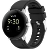Image de Strap-it Siliconen bandje met gespsluiting - geschikt voor Google Pixel Watch 1 / Pixel Watch 2 / Pixel Watch 3 - 41mm (zwart)