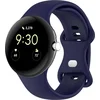 Image de Strap-it Siliconen Classic smartwatch bandje - geschikt voor de grotere Google Pixel Watch 3 - 45mm (donkerblauw)
