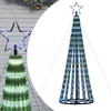 Image de vidaXL - LED-kerstboom - 275 - LEDs - 180 - cm - blauw