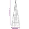 Image de vidaXL - LED-kerstboom - met - spikes - 570 - LEDs - 300 - cm - blauw
