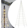 Image de vidaXL - LED-kerstboom - 200 - LED's - warm - wit - 180 - cm
