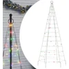 Image de vidaXL - LED-kerstboom - 200 - LEDs - kleurrijk - 180 - cm