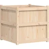 Image de vidaXL - Plantenbak - 70x70x70 - cm - massief - grenenhout