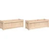 Image de vidaXL - Plantenbakken - 2 - st - cm - massief - grenenhout