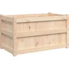 Image de vidaXL - Plantenbak - 90x50x50 - cm - massief - grenenhout