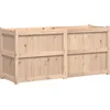 Image de vidaXL - Plantenbak - 150x50x70 - cm - massief - grenenhout