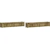Image de vidaXL - Plantenbakken - 2 - st - cm - geïmpregneerd - hout