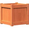 Image de vidaXL - Plantenbak - 40x40x40 - cm - massief - grenenhout - wasbruin