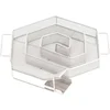 Image de vidaXL - Rookgenerator - koud - 6-hoekig - 22,5 - cm - roestvrij - staal
