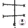 Image de vidaXL - Monitorbeugel - VESA - 75/100 - mm - zwart - staal