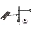 Image de vidaXL - Monitorbeugel - VESA - 75/100 - mm - zwart - staal