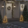 Image de vidaXL - Kerstverlichting - kerstboom - met - grondpinnen - 80 - LED's - 60 - cm