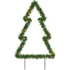 Image de vidaXL - Kerstverlichting - kerstboom - met - grondpinnen - 80 - LED's - 60 - cm