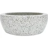 Image de vidaXL - Opzetwasbak - rond -  41x14 - cm - keramiek - grijs
