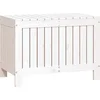 Image de vidaXL - Tuinbox - 76x42,5x54 - cm - massief - grenenhout - wit